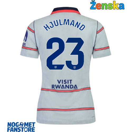 Atletico Madrid Morten Hjulmand #23 Rezervni Dres za Ženska 2026-27 Kratak Rukav